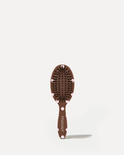 Cargar imagen en el visor de la galería, Mini Polish Brush - Pink Dots on Chocolate