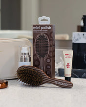 Cargar imagen en el visor de la galería, Mini Polish Brush - Chocolate Stripes
