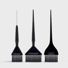Cargar imagen en el visor de la galería, "Family Pack" Brush Set Black - 3 Pack
